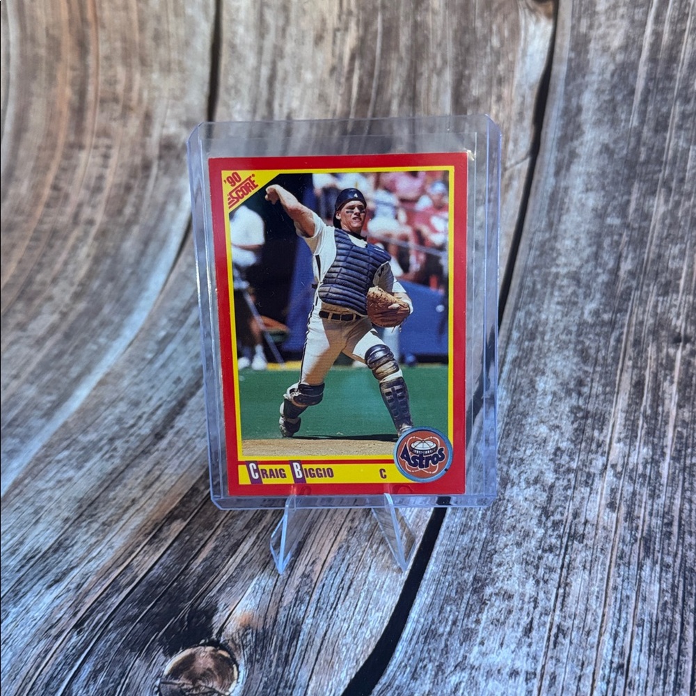Vintage 1990 Score Craig Biggio #275 Astros Baseball Trading Card Item #ME6250
